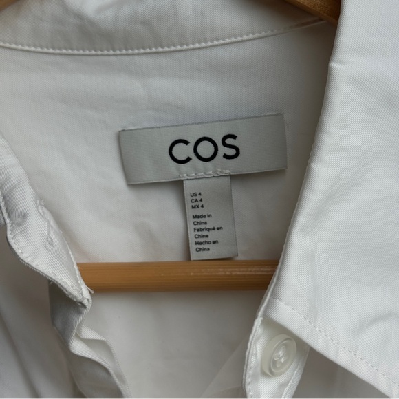 COS Classic White Button-Down Shirt - Picture 10 of 11